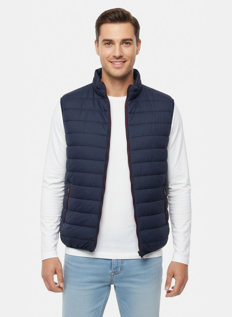 Men's Vest slim fit Navy